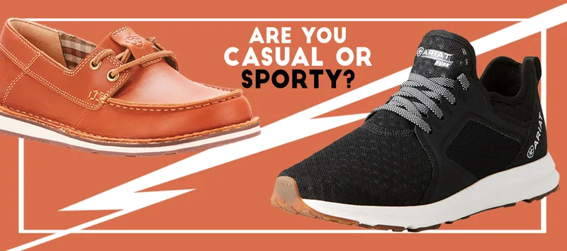 Win A Pair Of Casual Or Sporty Ariat Shoes!