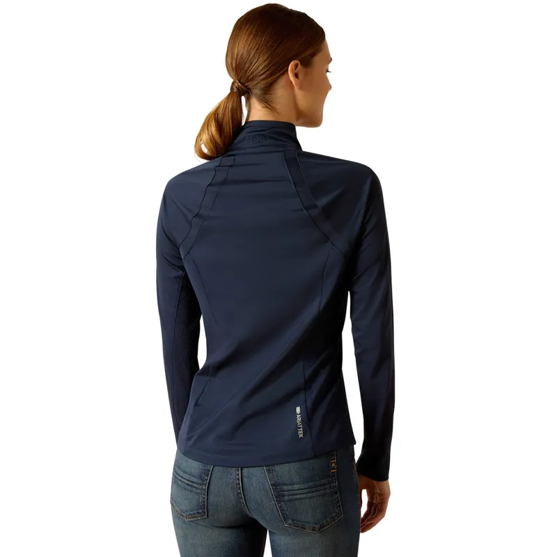 Ariat Sunstopper 3.0 Ladies Base Layer Top - Navy-1