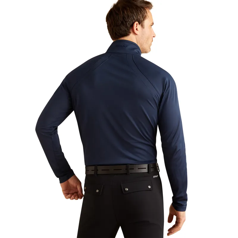 Ariat Sunstopper 3.0 Mens Base Layer Top - Navy Eclipse-1