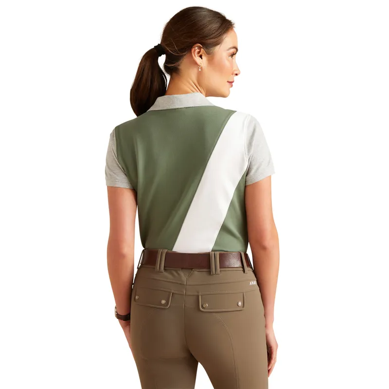 Ariat Taryn Ladies Polo Shirt - Duck Green-1