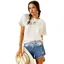 Ariat Tassel Top Ladies Tee - Cloud Dancer