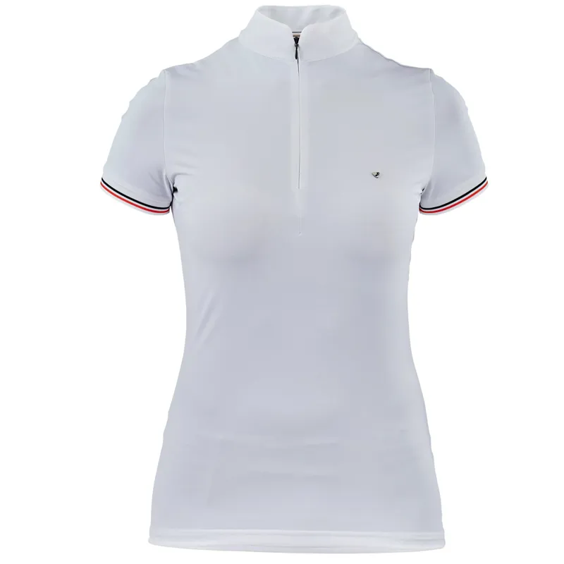 Aubrion Arcaster Short Sleeve Ladies Show Shirt - White-1