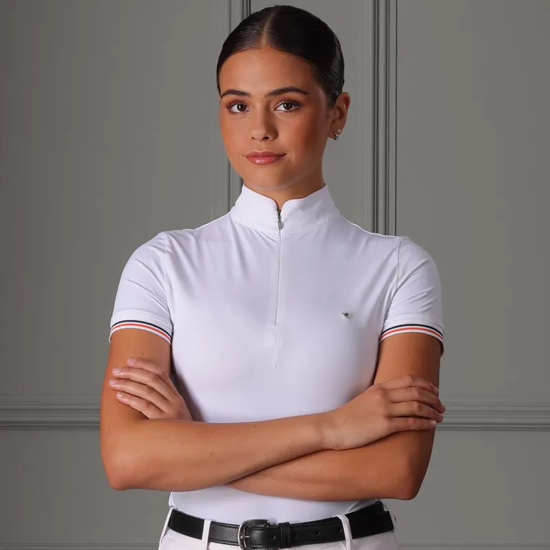 Aubrion Arcaster Short Sleeve Ladies Show Shirt - White