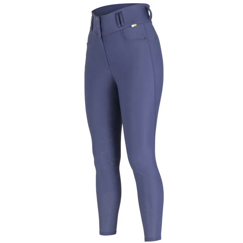 Aubrion Optima Luxe Full Grip Ladies Breeches - Navy-3