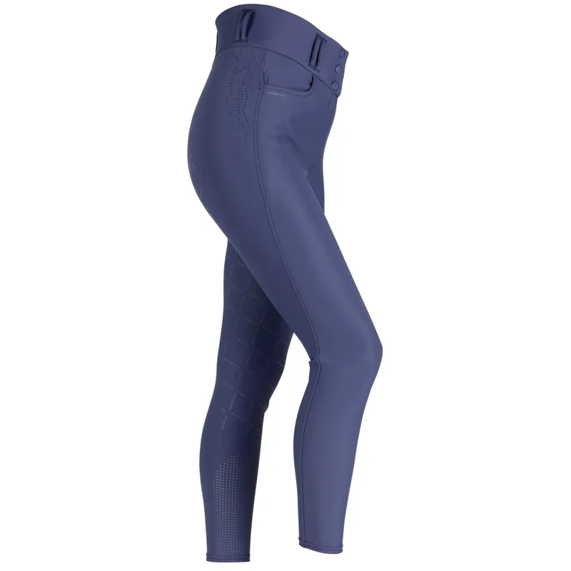 Aubrion Optima Luxe Full Grip Ladies Breeches - Navy