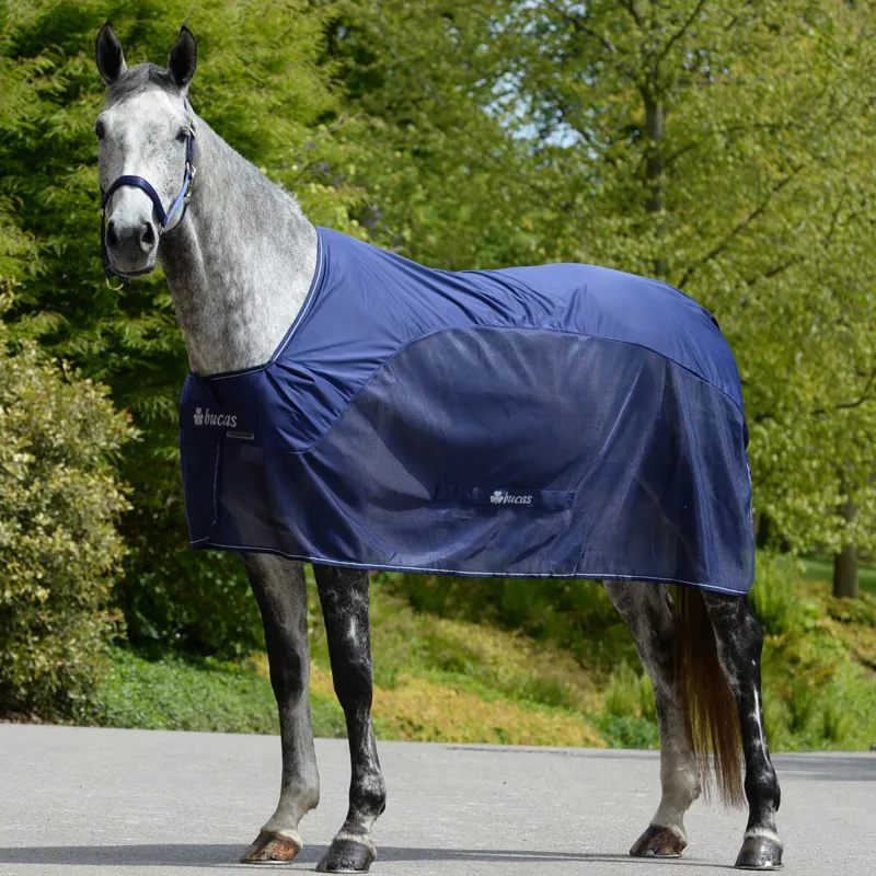Bucas Competition Cooler Rug - Navy-1