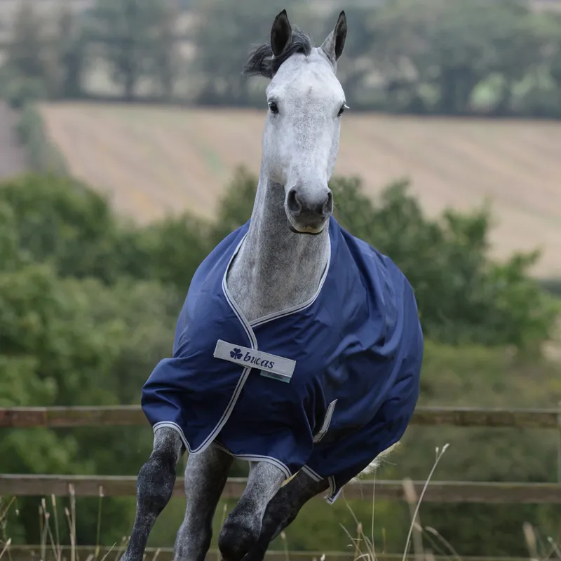 Bucas Freedom 0g Standard Neck Turnout Rug - Navy-5
