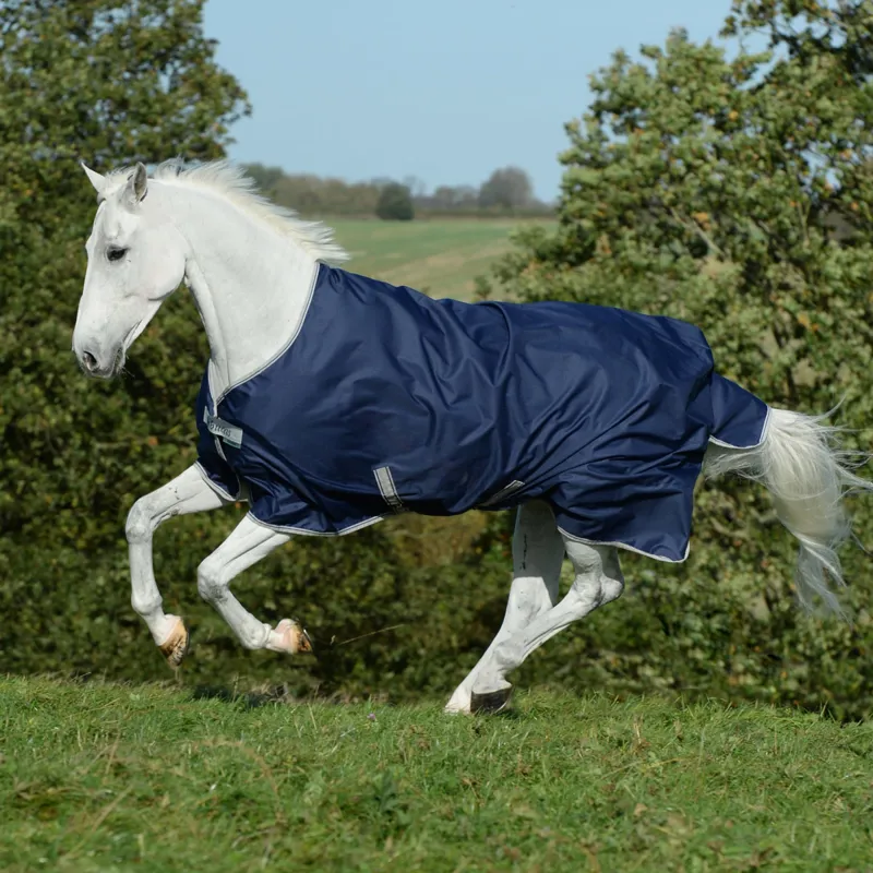 Bucas Freedom 0g Standard Neck Turnout Rug - Navy-6