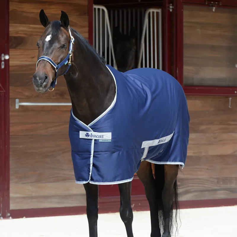 Bucas Freedom Twill Stable Sheet - Navy-1