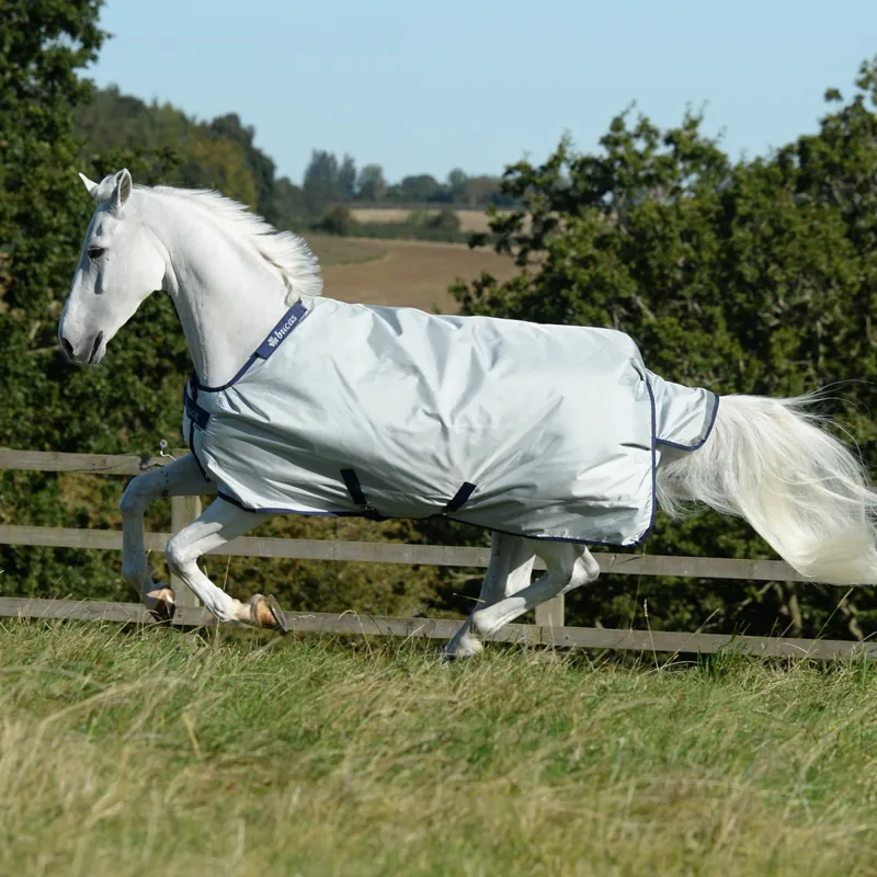 Bucas Power 150g Standard Neck Turnout Rug - Silver