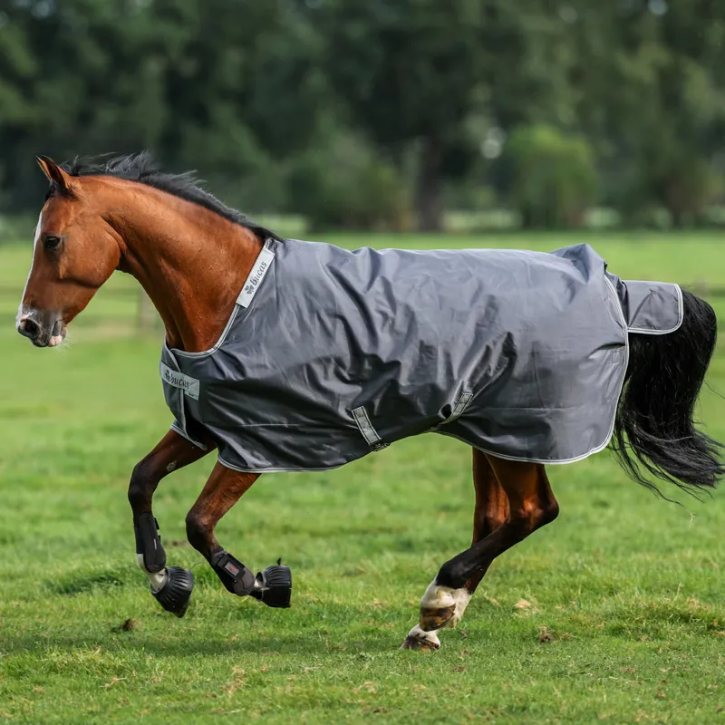 Bucas Smartex 150g Medium Standard Neck Turnout Rug - Iron Gate-3