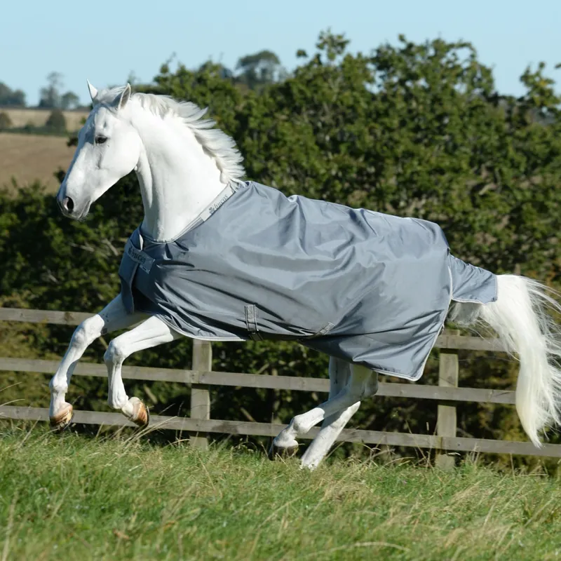 Bucas Smartex 150g Medium Standard Neck Turnout Rug - Iron Gate-6