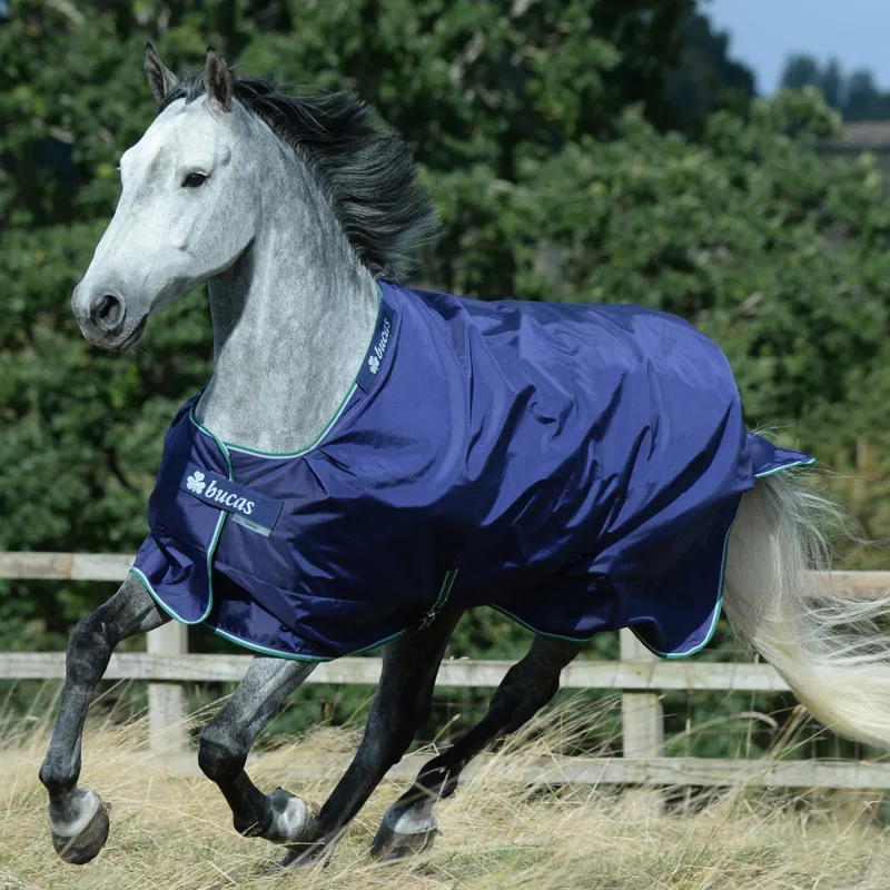 Bucas Smartex 0g Rain Standard Neck Turnout Rug - Blue