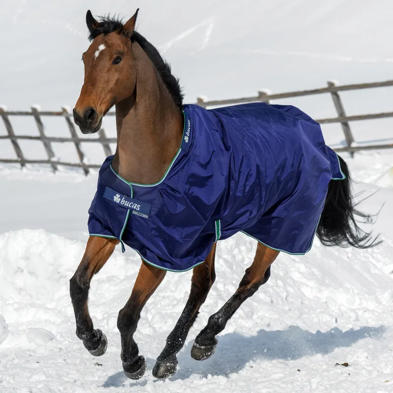 Bucas Smartex 300g Extra Standard Neck Turnout Rug - Blue-2