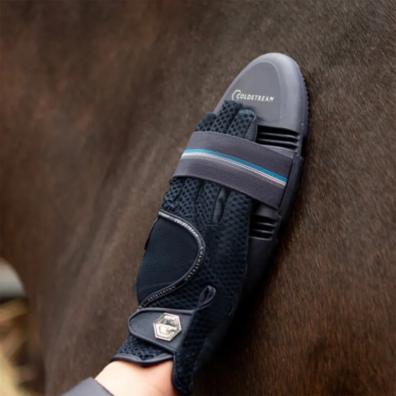 Coldstream Birkhill Bend Curry Comb - Navy-1