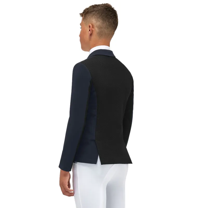 Cavalleria Toscana Jersey Junior Boys Competition Jacket - Navy-2