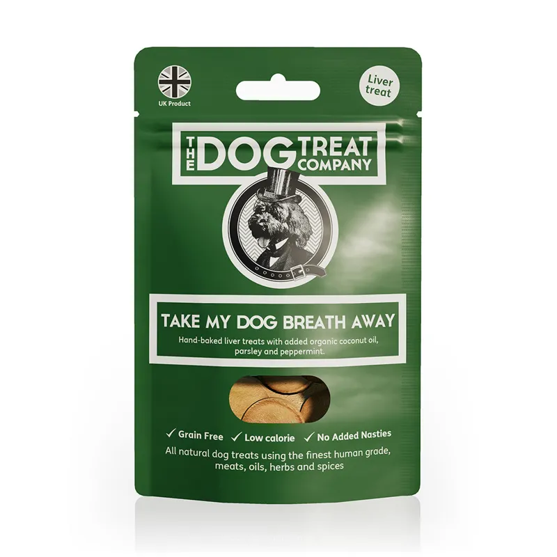 The Dog Treat Company Take My Dog Breath Away Liver Dog Treats - 50g