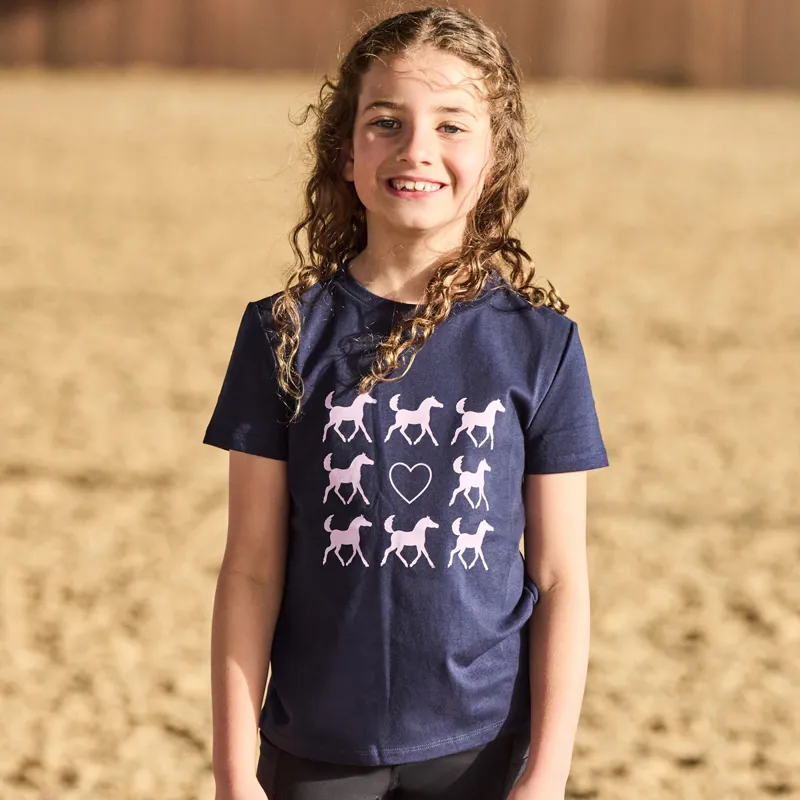 Dublin Tilly Junior Girls T-Shirt - Navy-5