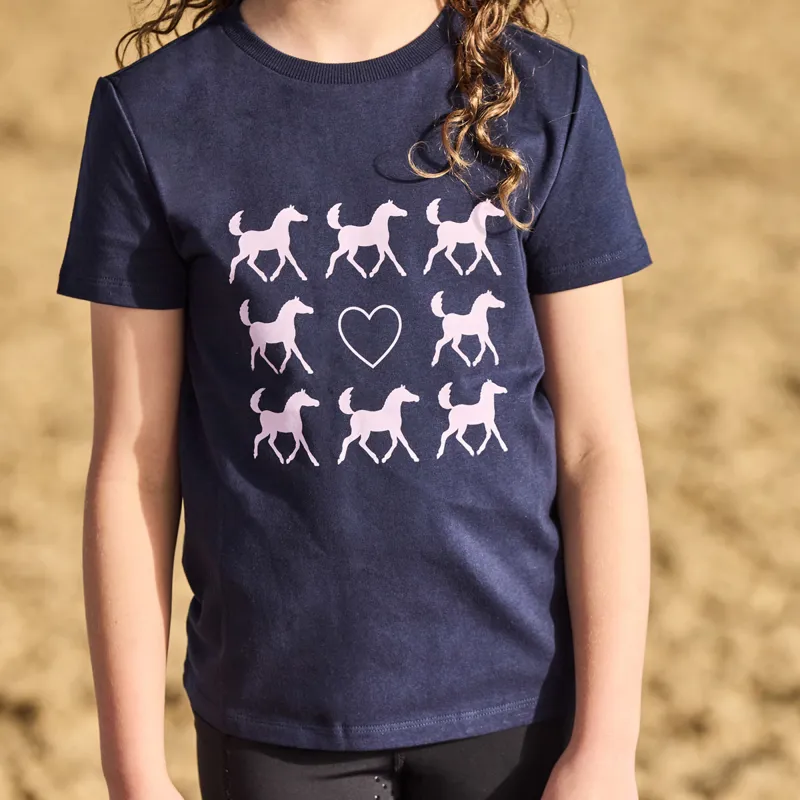 Dublin Tilly Junior Girls T-Shirt - Navy-3