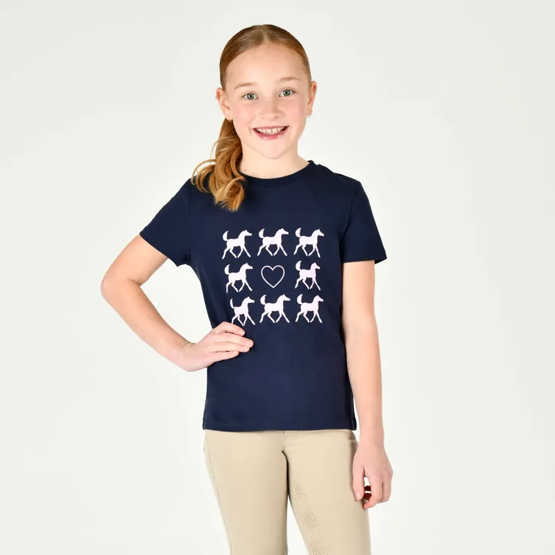 Dublin Tilly Junior Girls T-Shirt - Navy-1