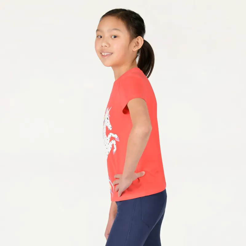 Dublin Tilly Junior Girls T-Shirt - Coral-1