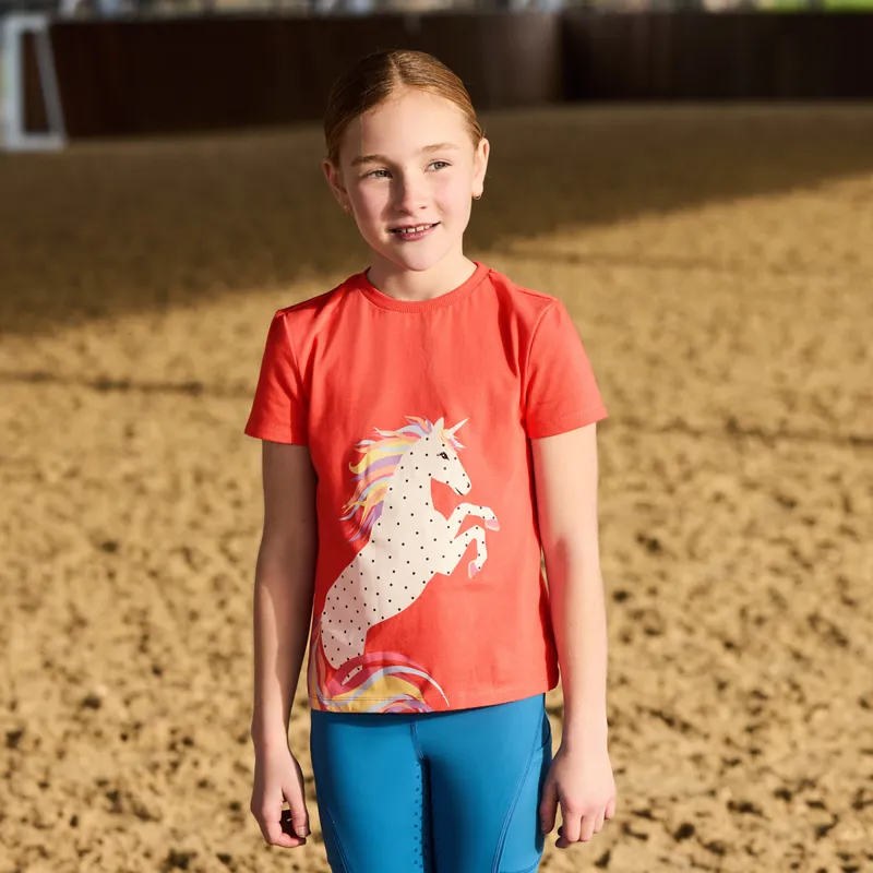 Dublin Tilly Junior Girls T-Shirt - Coral-2