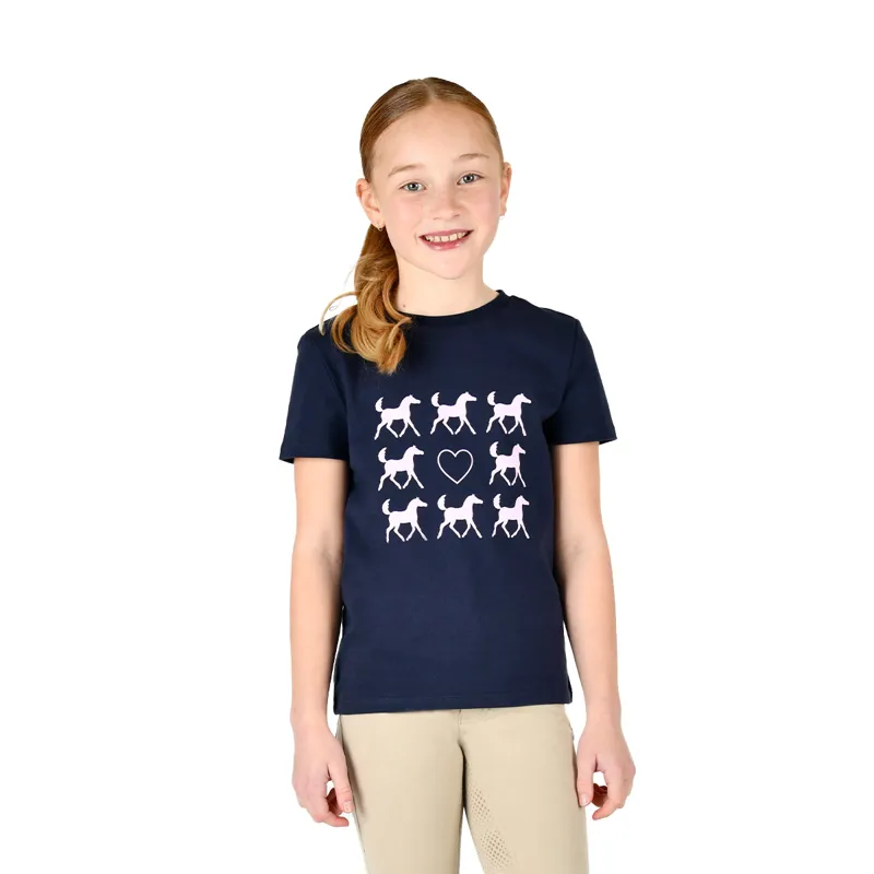 Dublin Tilly Junior Girls T-Shirt - Navy