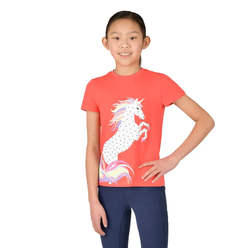 Dublin Tilly Junior Girls T-Shirt - Coral