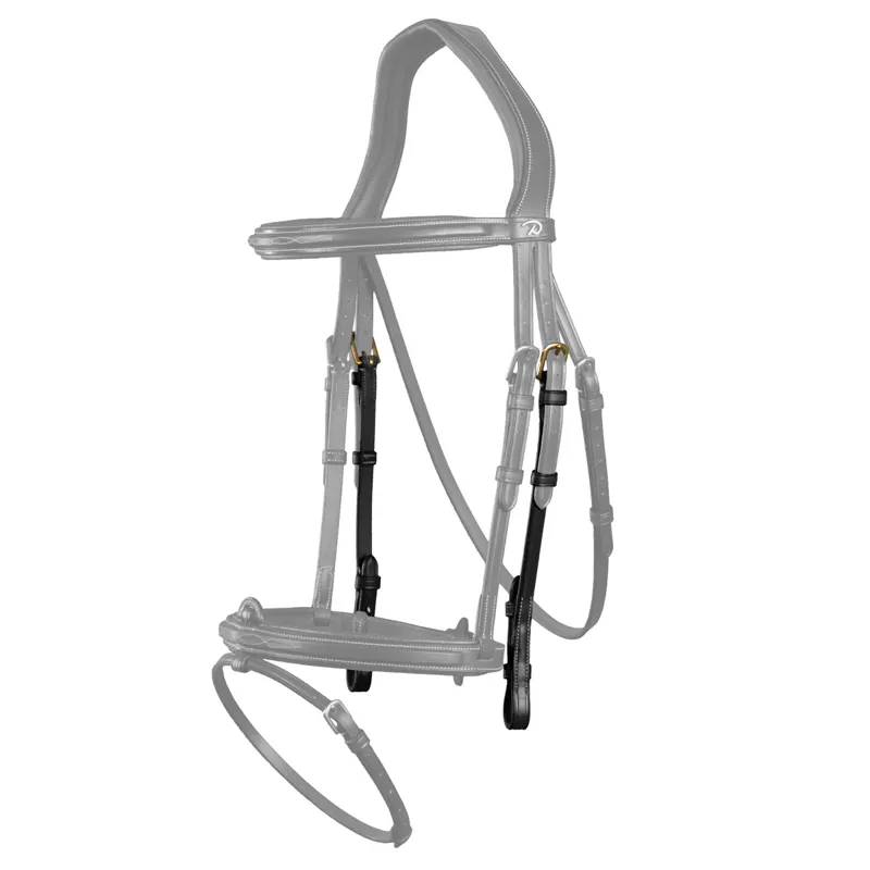 Dy'on D Collection Cheek Pieces - Black