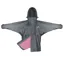 EQUIDRY Shortie Adults Jacket - Charcoal/Penelope Pink
