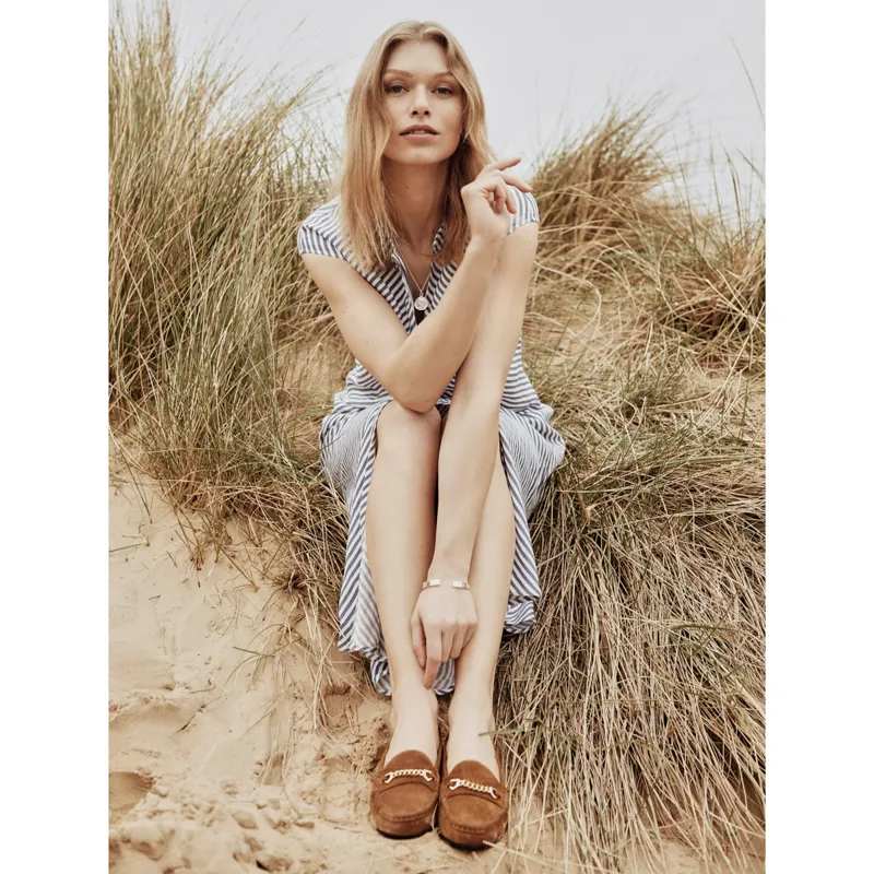 Fairfax and Favor Apsley Ladies Loafers - Tan Suede-7