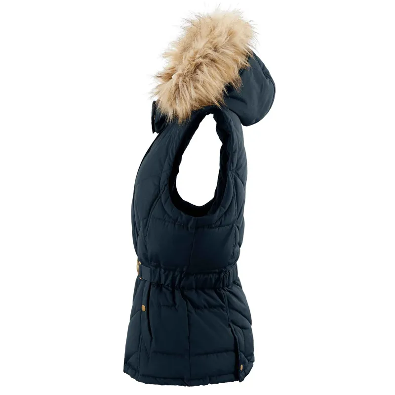 Fairfax and Favor Charlotte Ladies Eco-Fill Quilted Gilet - Navy-3