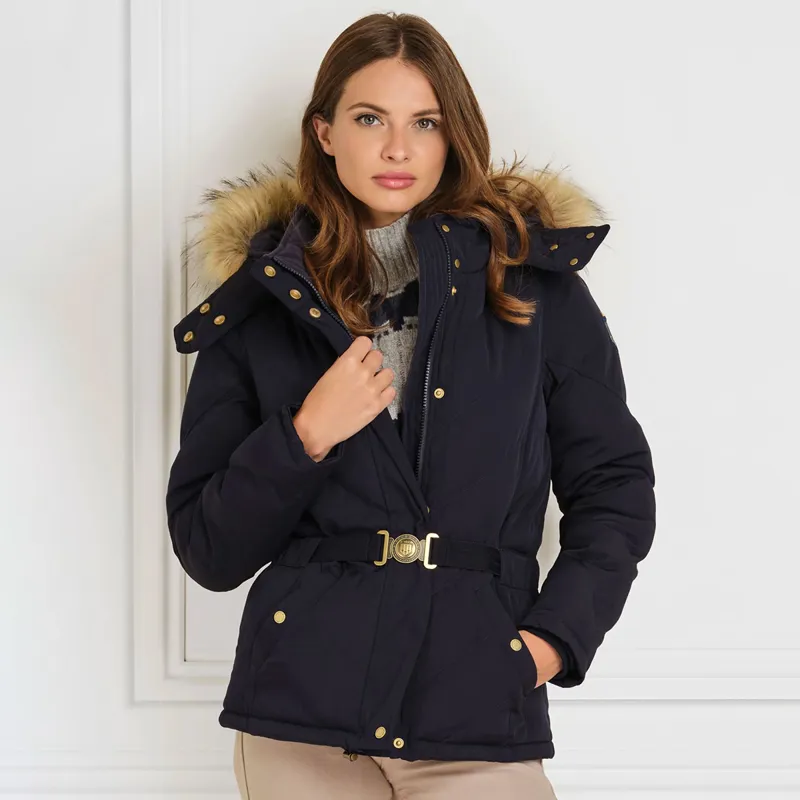 Fairfax and Favor Charlotte Ladies Eco-Fill Quilted Jacket Navy