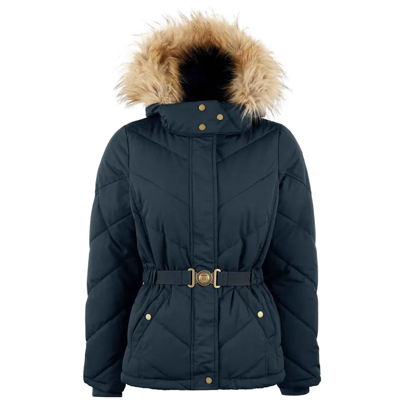 Fairfax and Favor Charlotte Ladies Eco-Fill Quilted Jacket - Navy-2