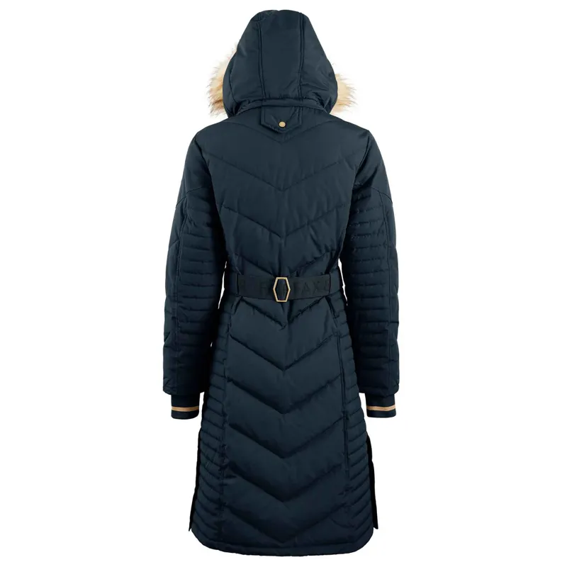 Fairfax and Favor Charlotte Ladies Eco-Fill Long Jacket - Navy-1