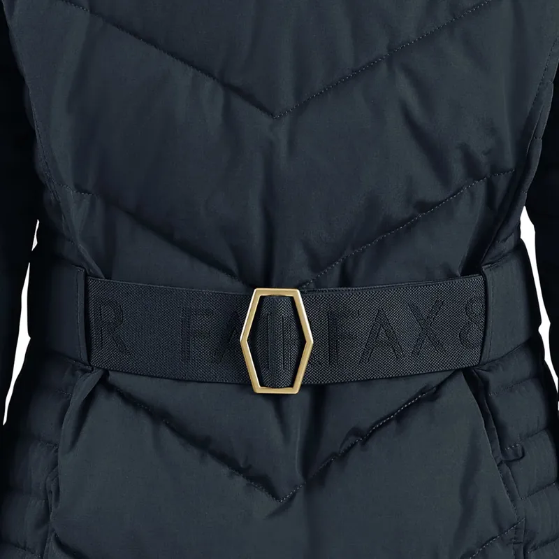 Fairfax and Favor Charlotte Ladies Eco-Fill Long Jacket - Navy-3