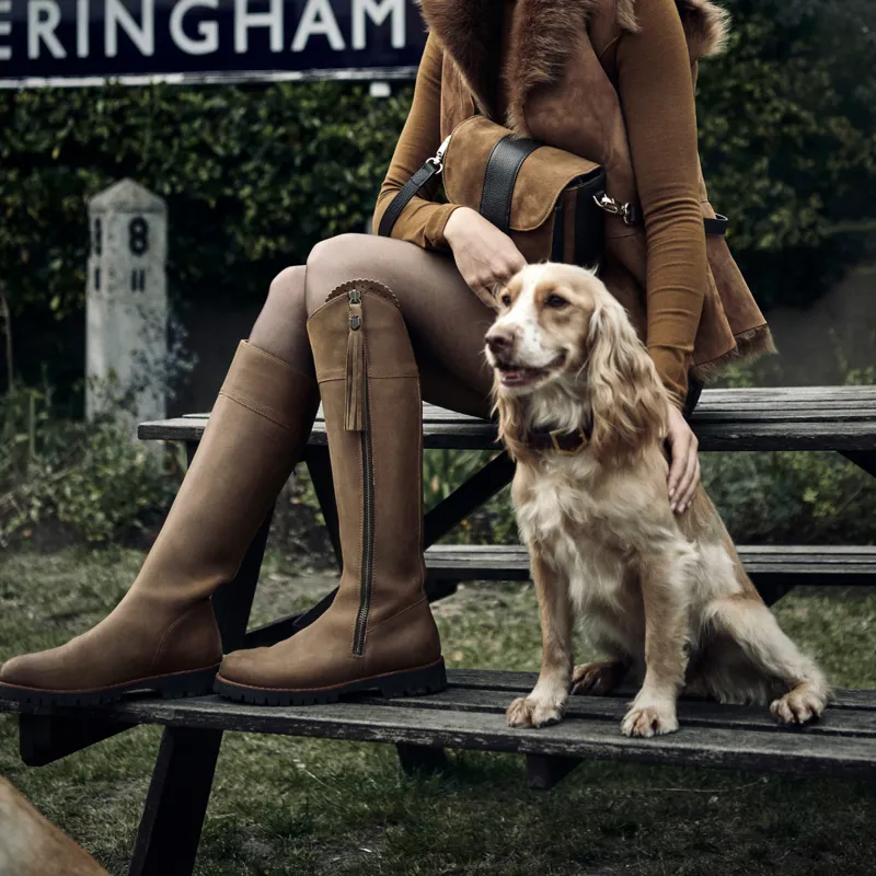 Fairfax and Favor Explorer Ladies Boots - Oak-10