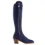 Fairfax and Favor Regina Heeled Boots - Ink Suede