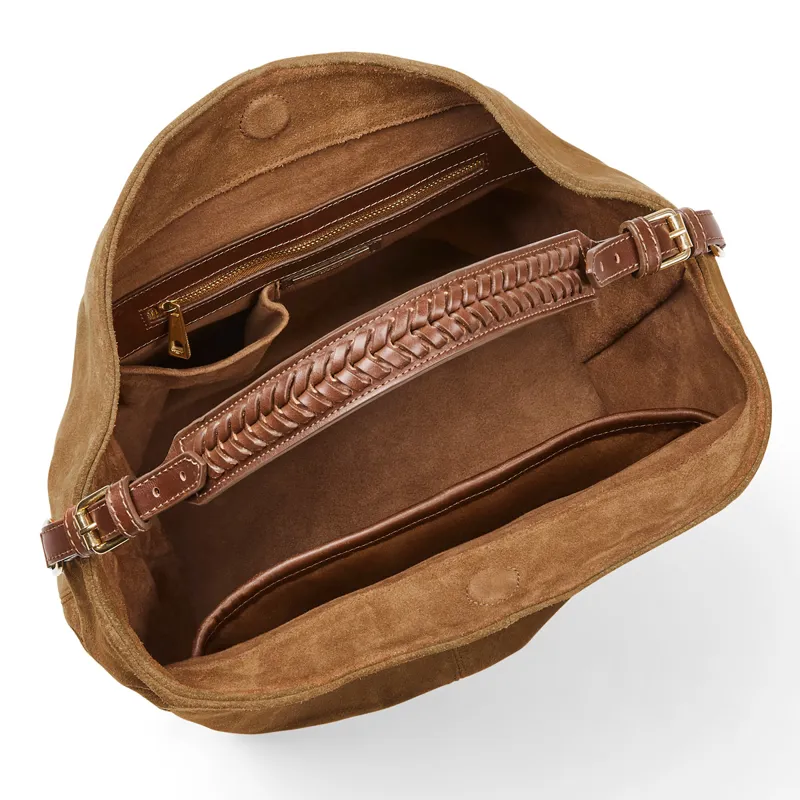 Fairfax and Favor Tetbury Tote Bag - Tan Suede-2