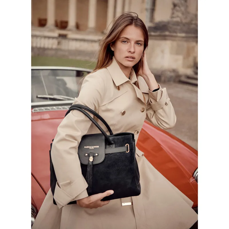 Fairfax and Favor Windsor Handbag - Black-5