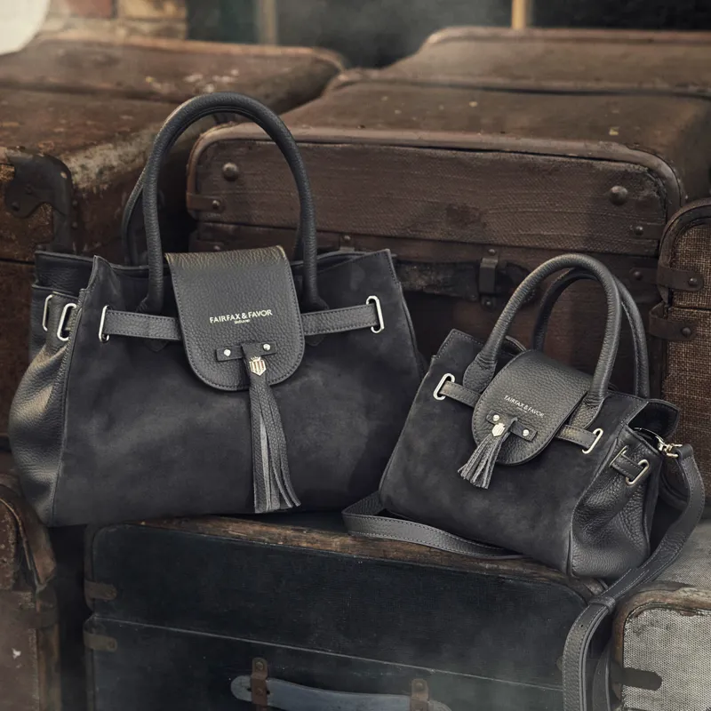 Fairfax and Favor Windsor Handbag - Black-7