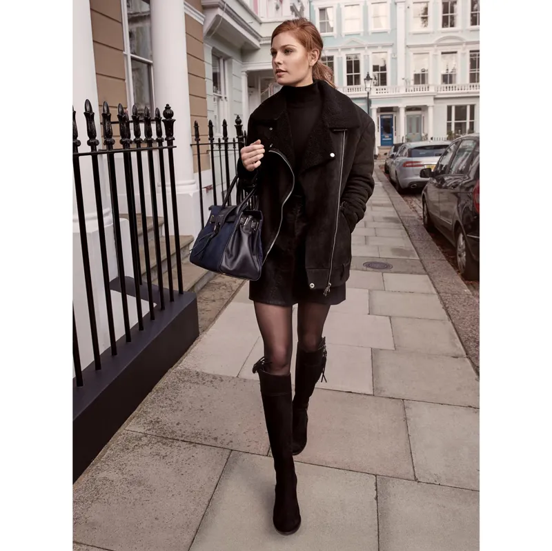 Fairfax and Favor Windsor Handbag - Navy-9