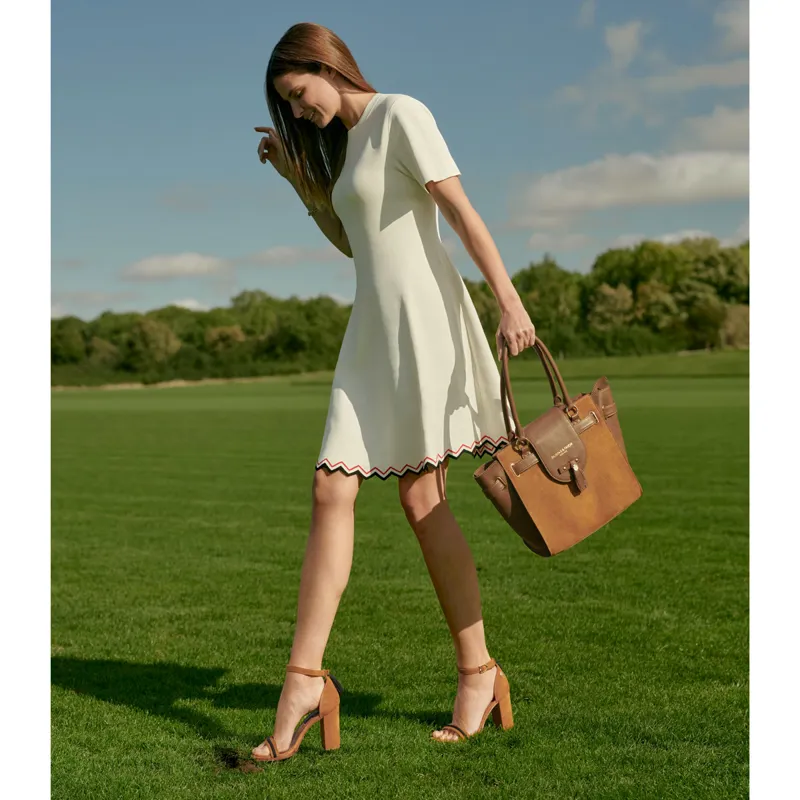 Fairfax and Favor Windsor Tote Bag - Tan Suede-6