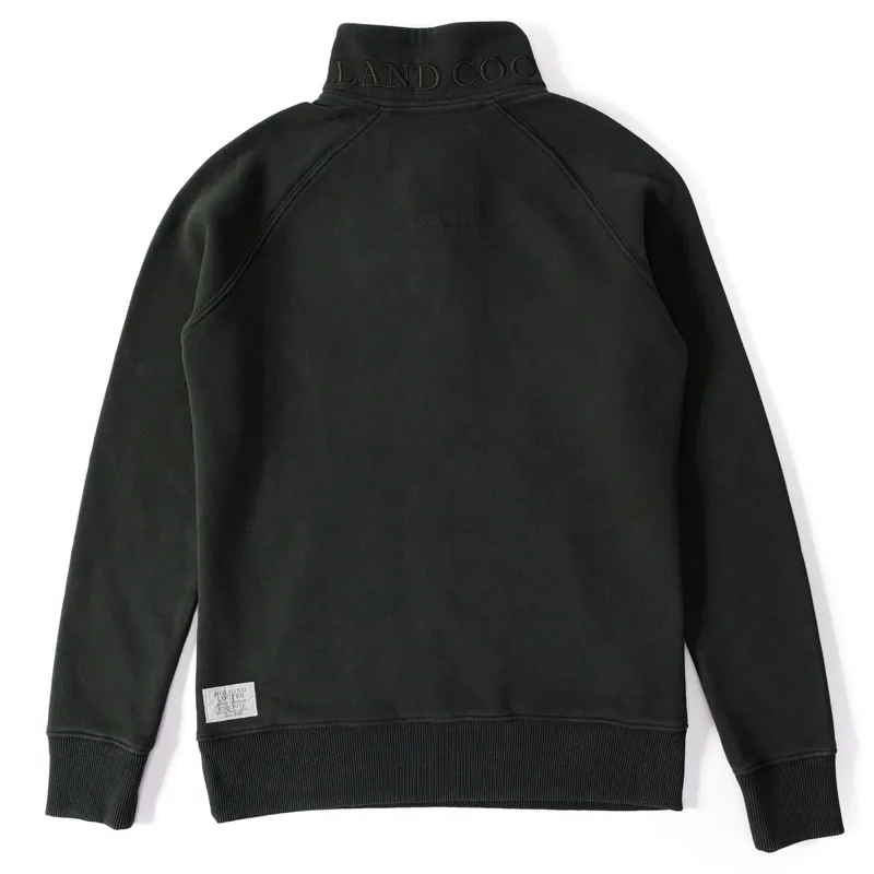 Holland Cooper Henley Crest Zip Ladies Jumper - Racing Green-3