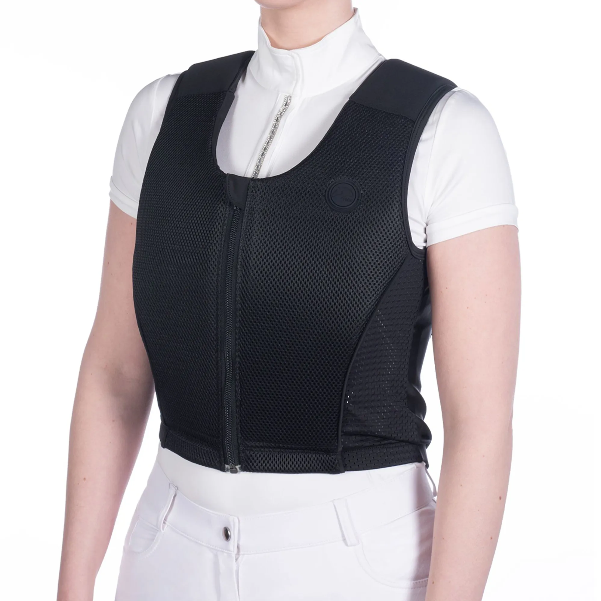 Safe Back Rider HKM Safe Ride Adults Back Protector - Black