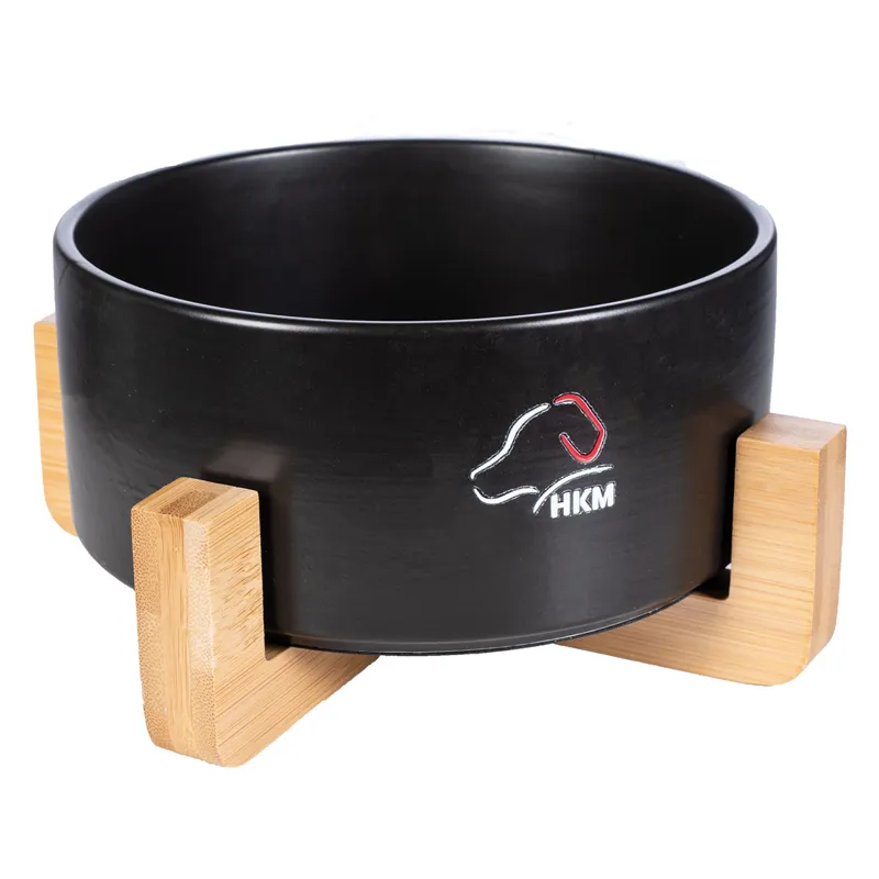HKM Buddy Dog Bowl - Black-1
