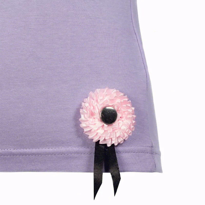 HKM Hobby Horse Junior Short Sleeve Tee - Lavender-3