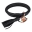 HKM Bracelet with Keychain - Black/Rose Gold