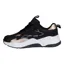 HKM Glamour Ladies Trainers - Black/Rose Gold