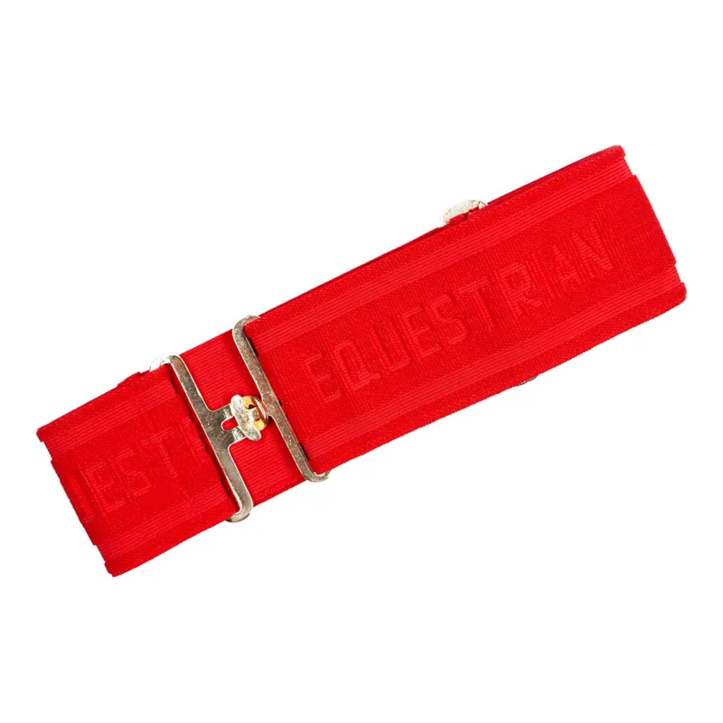 Hy Equestrian Elasticated Surcingle - Red